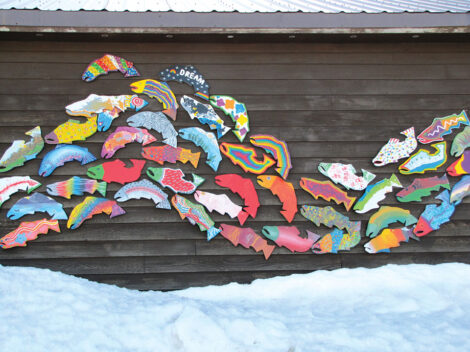 Dillingham Alaska Salmon Mural