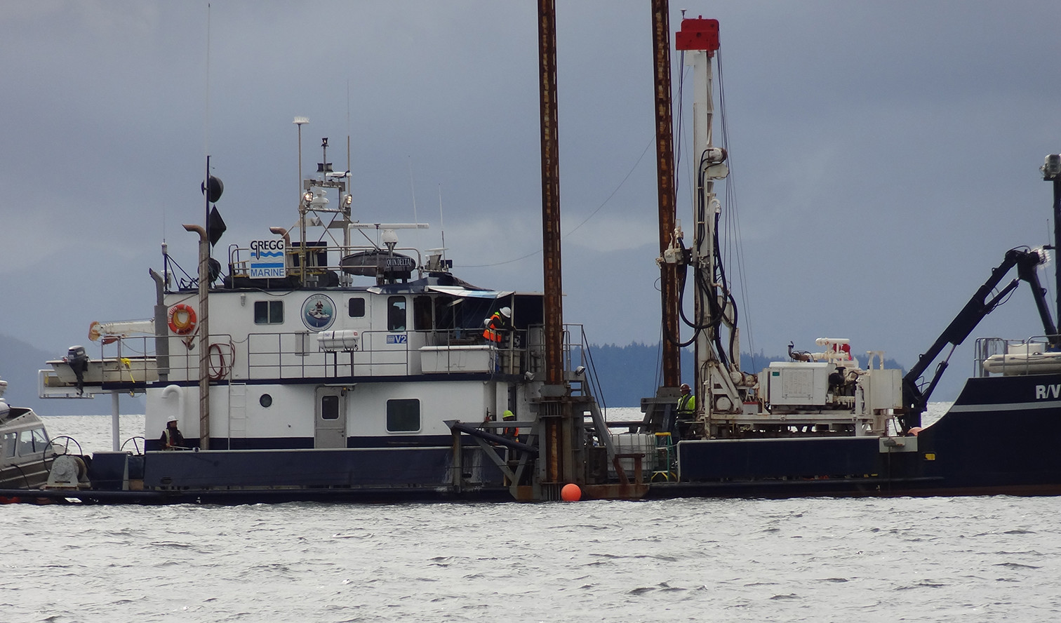 LNG vessel collects data for a proposed controversial plan near the Skeena River