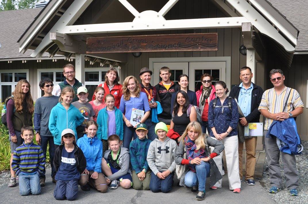 WSC staff and Trailside Discovery Camp participants