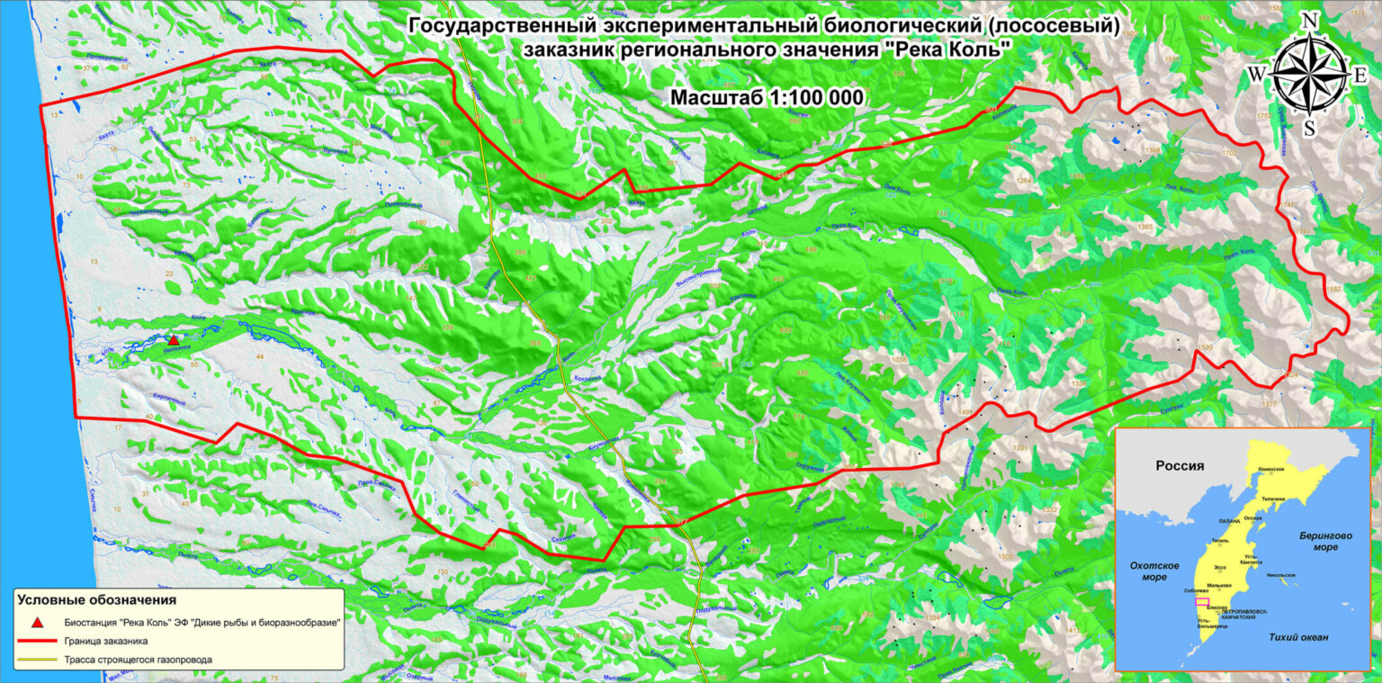 Тофаларский заказник карта