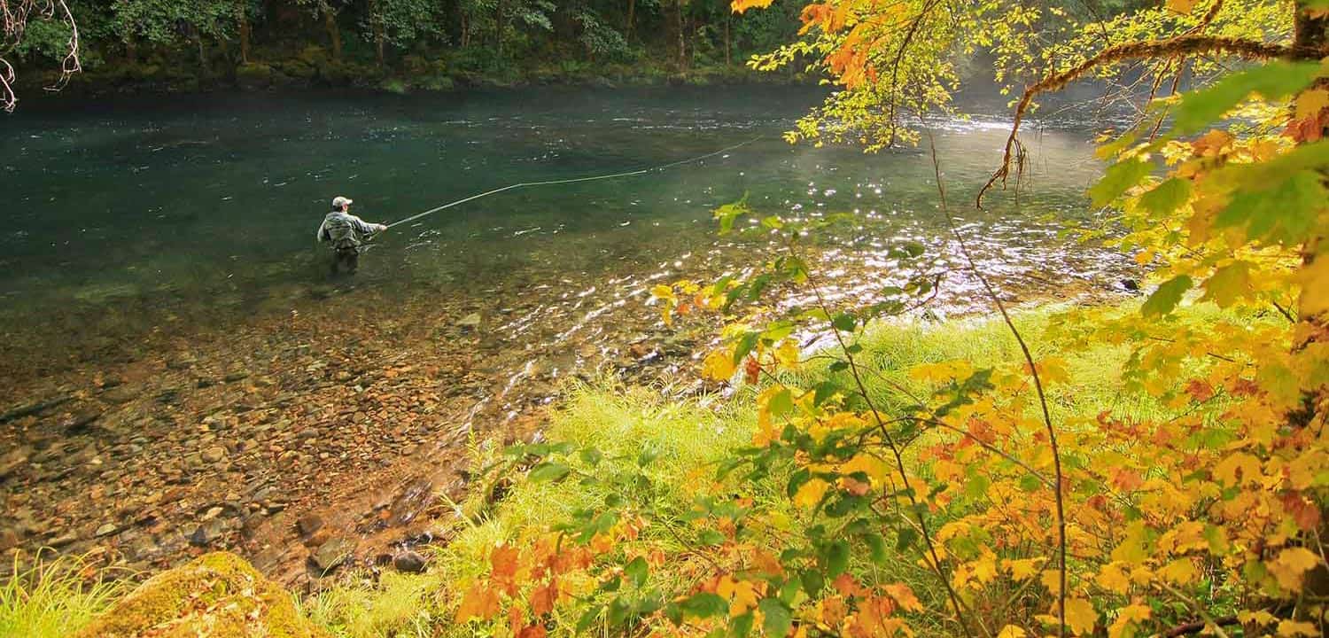 Fly fishing on Oregon's North Umpqua River