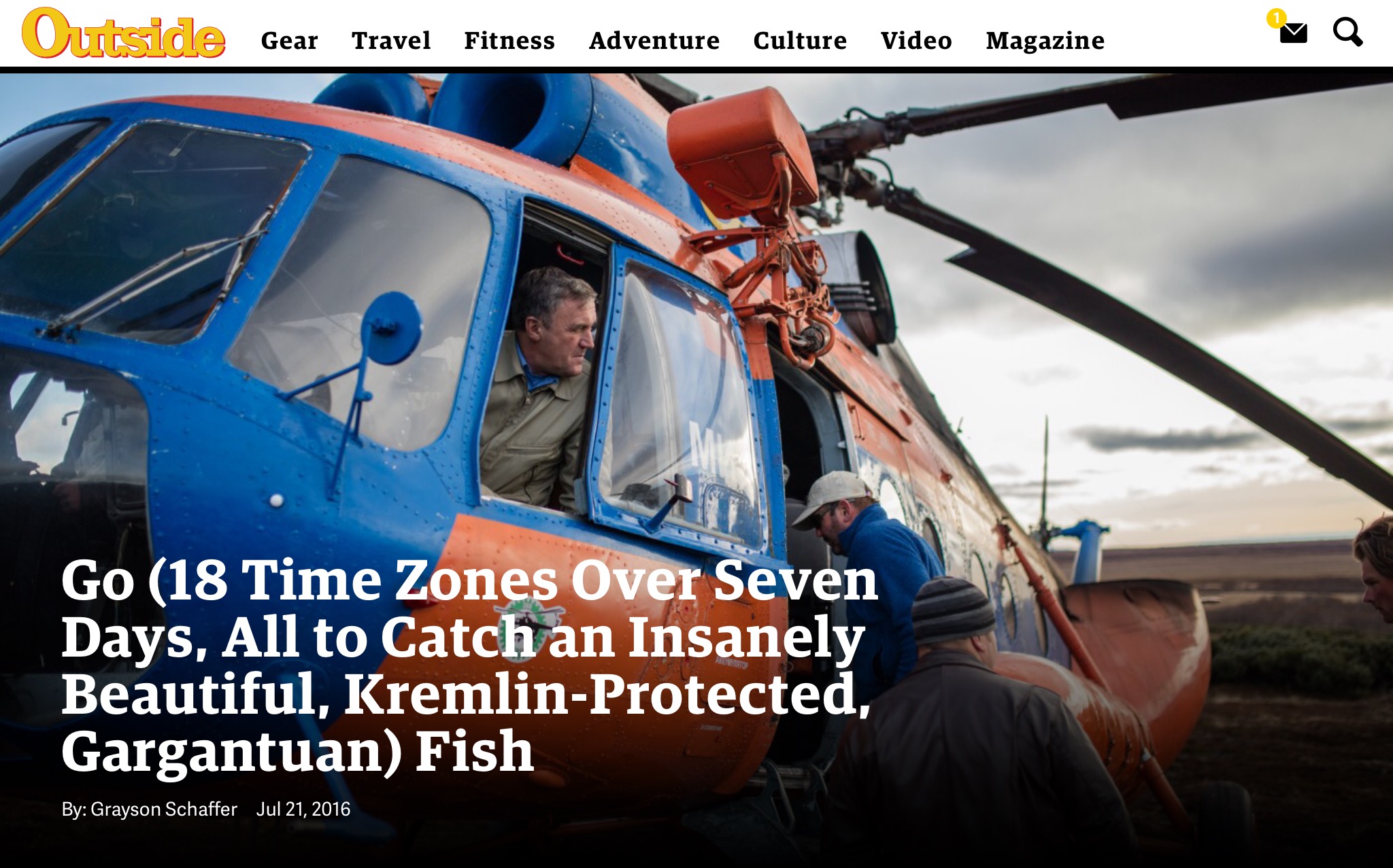 Go (18 Time Zones Over Seven Days, All to Catch an Insanely Beautiful, Kremlin-Protected, Gargantuan) Fish