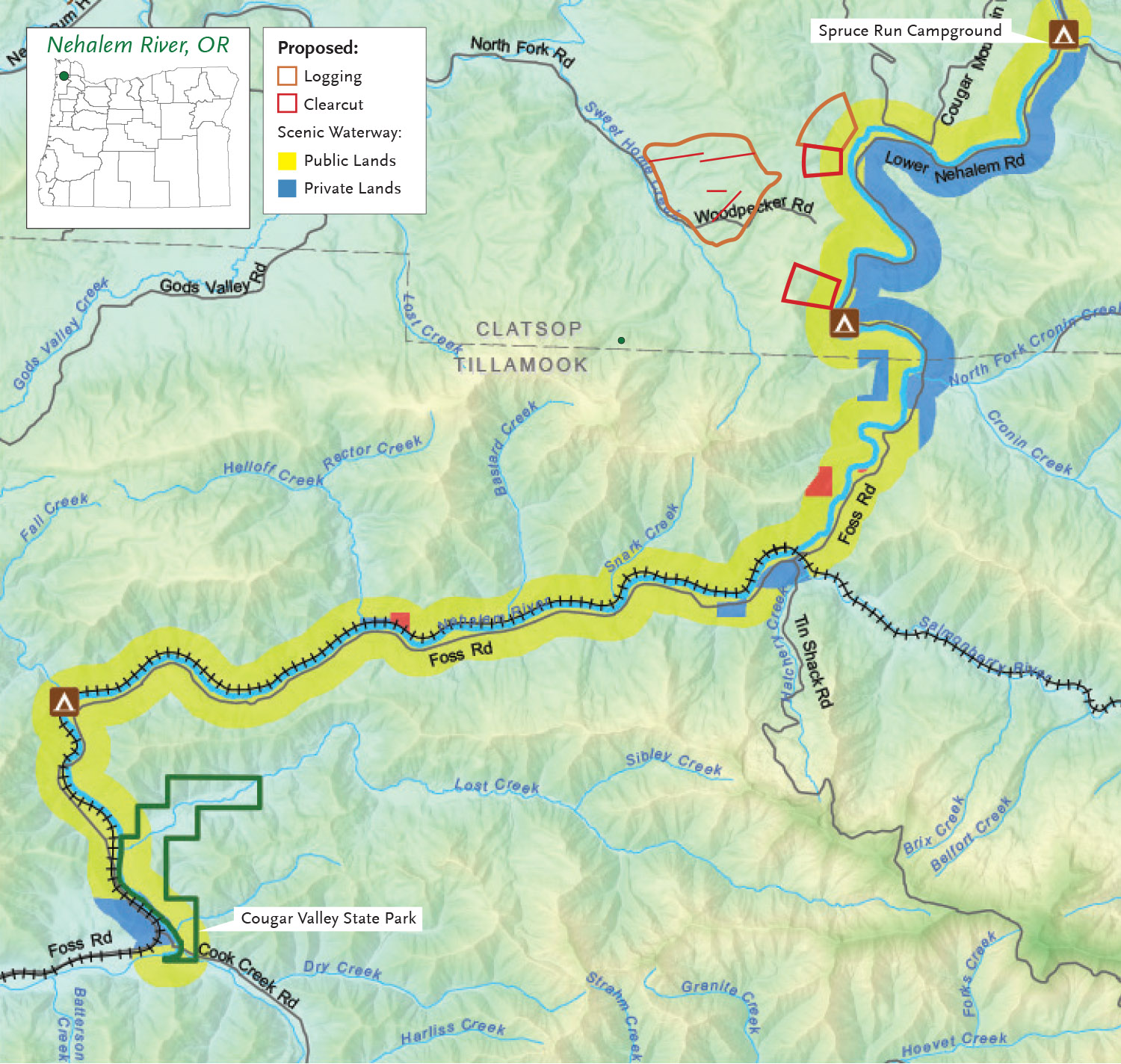 Nehalem River Fishing Map Oregon's Scenic Nehalem - Wild Salmon Center