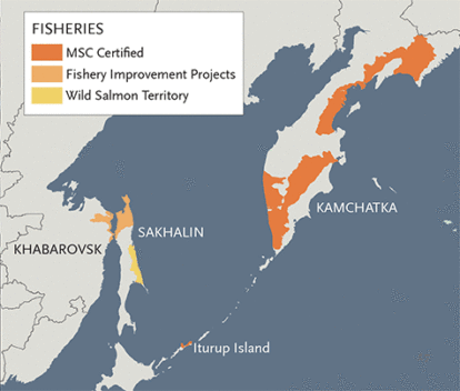 Commercial salmon fishing area maps (BC)