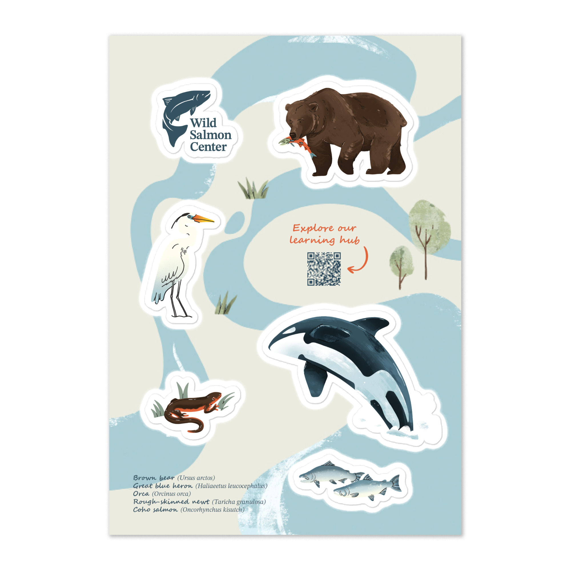 Kids Running Wild Sticker Sheet